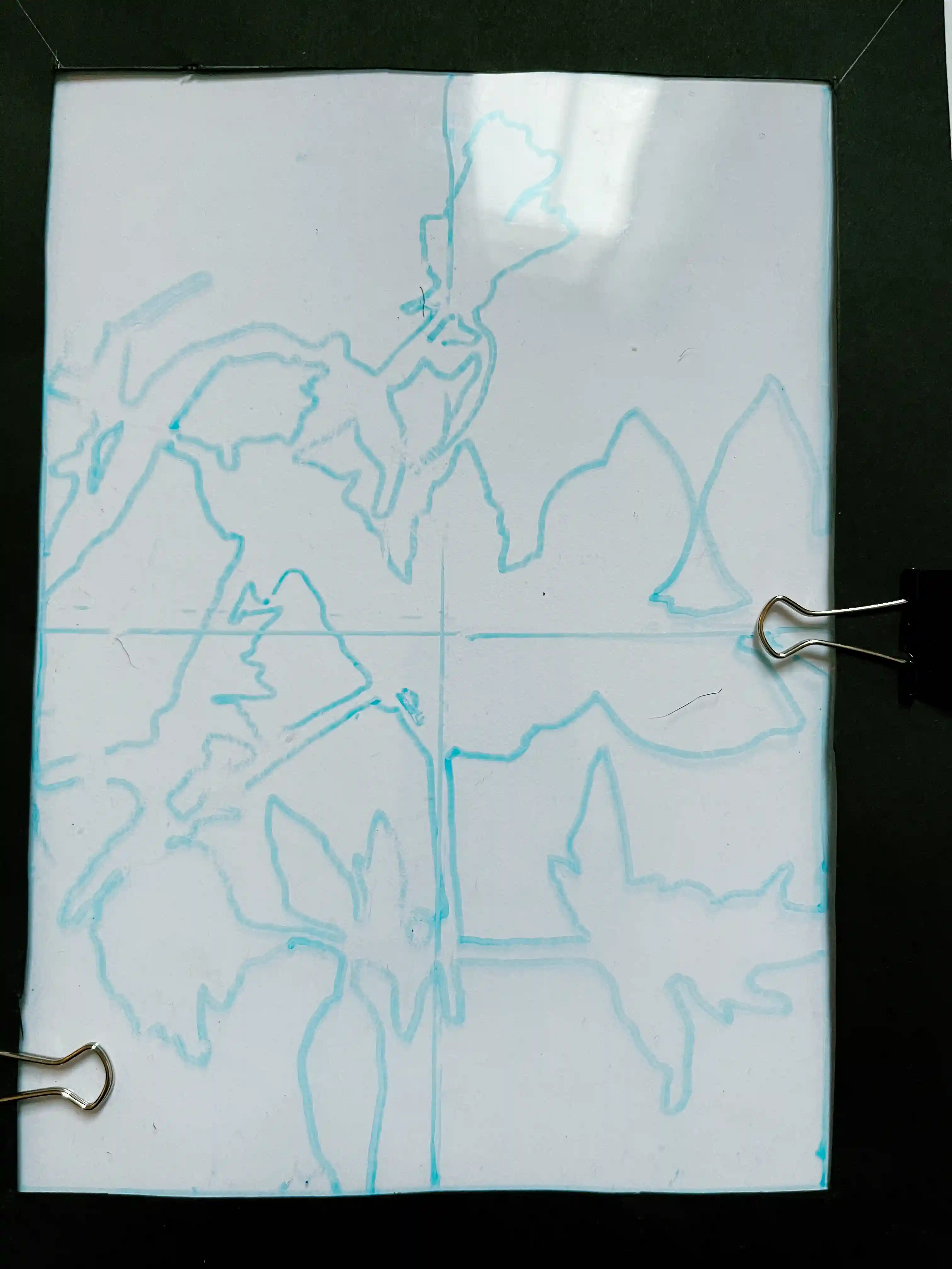 Flower contour study 3